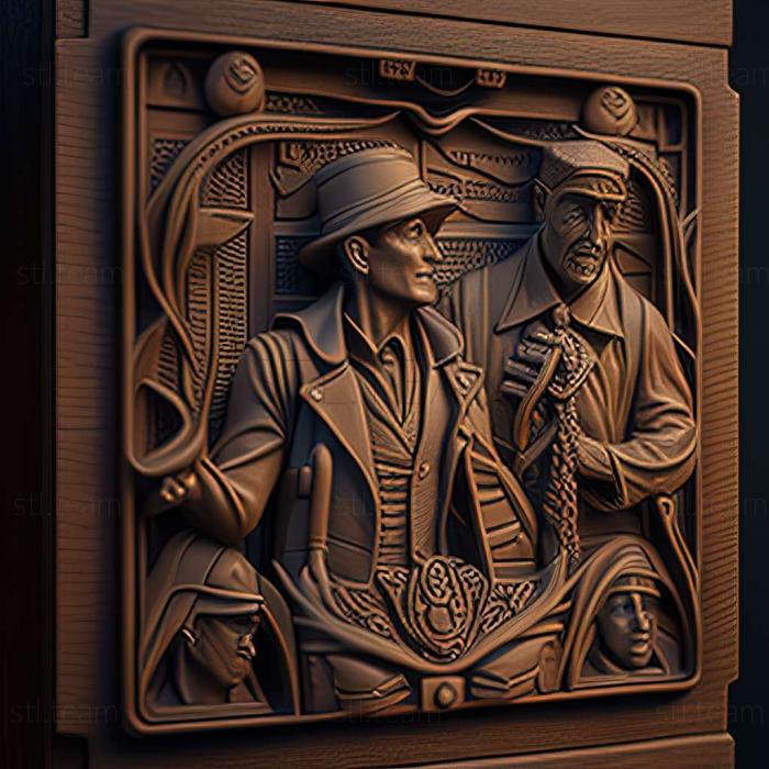 3D model Sherlock Holmes Mystery of the Mummy game (STL)